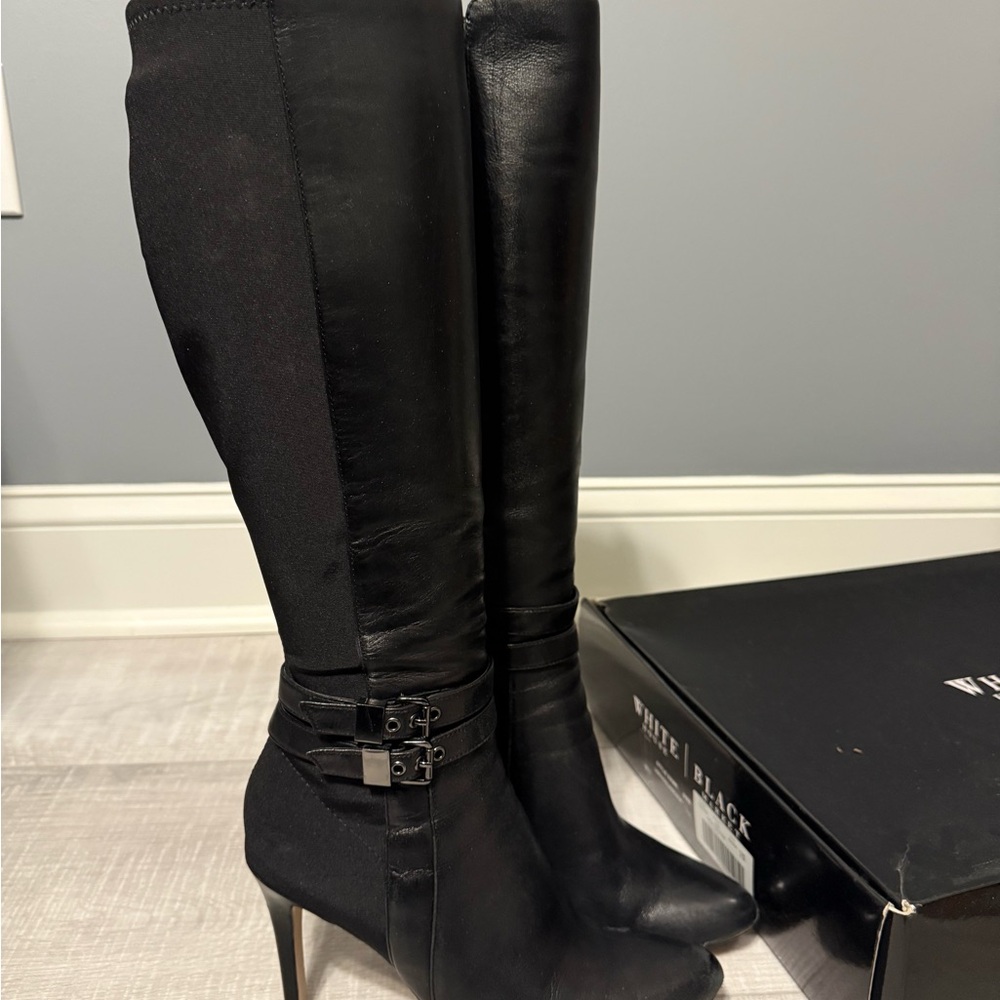 White House Black Market Over the Knee Black Boots - 34Whadelaide, Size 8